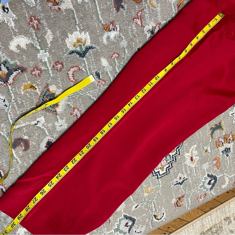 Vintage Ann Taylor High Rise 100% Silk Trousers - Picture 8 of 9